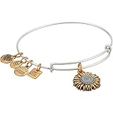 Alex and Ani Women's Charity by Design Sunflower II Two-Tone Bangle Bracelet