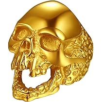 Amazon | OIDEA メンズ指輪 リングメンズ 13号 スカル ドクロ