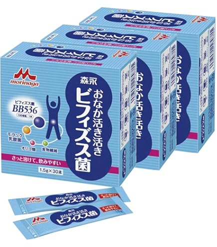 Amazon | 森永乳業メモリービフィズス菌500億個配合（1本3g×30