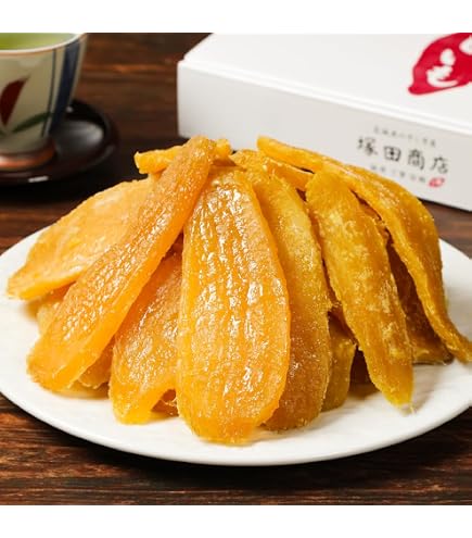 Amazon | オオスガファーム 紅はるか 干し芋 平干し200g 【ケンミン