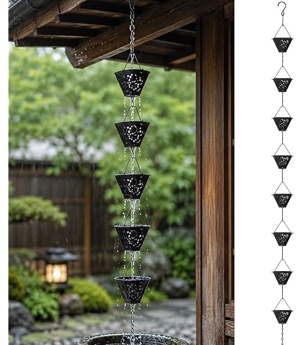 Amazon | スーパー銅雨樋 くさりとい2形 品番4542 銅鎖樋