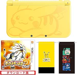 Amazon Newニンテンドー3ds Ll本体 ソフトセット Newニンテンドー3ds Ll ピカチュウ イエロー ポケットモンスター サン オンラインコード ソフトはメールで配信 Amazon Co Jp限定特典 オリジナルマイクロファイバーポーチ2種 イエロー ブラック 付 ゲーム機本体