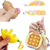 Amazon | スクイーズ豆【5個】枝豆 キーホルダー 大豆おもちゃ