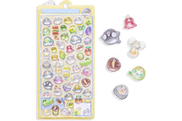 シール 可愛い 立体シール 3d立体ごほうびステッカー 女の子 キラキラ ステッカー 手帳用 diy用 水筒用 携帯電話飾り用 手芸用品 贈り物 (ひよこ)