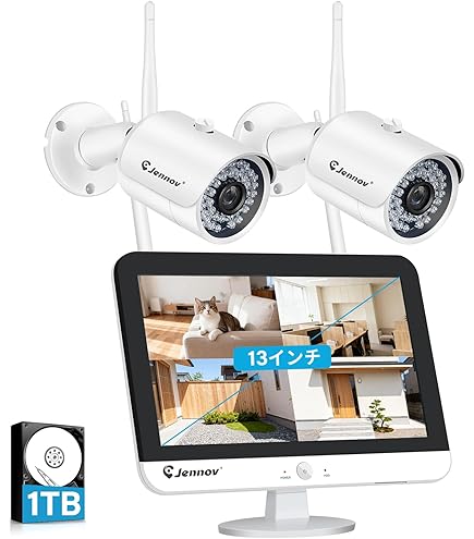 Amazon.co.jp: DXアンテナ 防犯カメラ ワイヤレスHDカメラ＆モニター