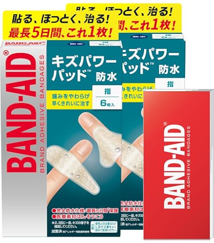 Amazon | 【2個セット】バンドエイド キズパワーパッドプラス ふつう