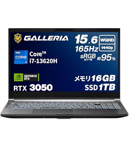 Amazon.co.jp: ガレリア クリエイターノートPC GALLERIA RL7C-R46-C5N