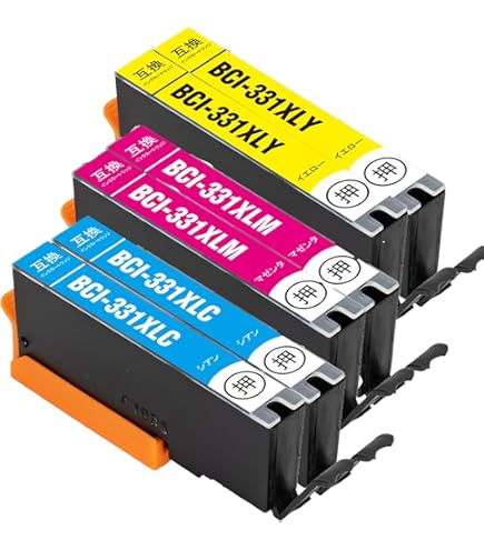 Amazon.co.jp: 【unique-ink】BCI-330/331XL 互換インクカートリッジ