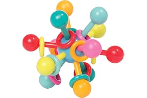 Manhattan Toy Atom Rattle & Teether Grasping Activity Baby Toy