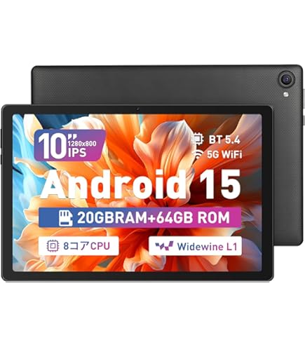 Amazon.co.jp: 10インチアンドロイド15タブレットWi-Fiモデル