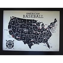 MLB メジャー マップボード MLB メジャー マップボード Amazon.com: Baseball Stadium