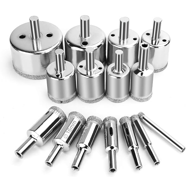 15 Pcs Diamond Drill Bits for Ceramic 
