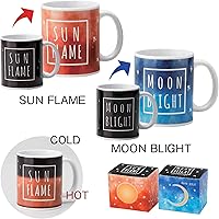 ベーシックスタンダード(Basic Standard) マグカップ サン&ムーン350ml×2個セット 350ml (熱で色が変わるマジックカラー) 185036