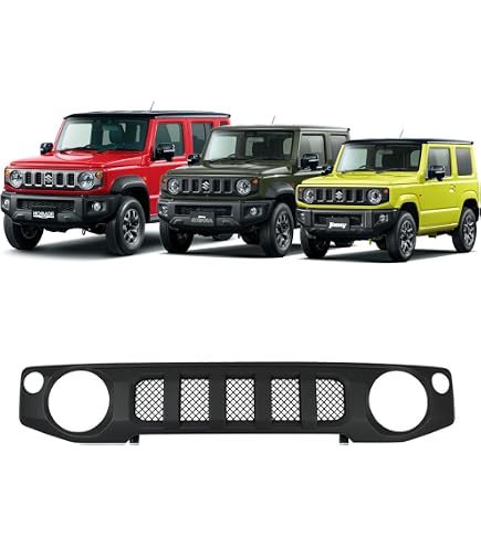 Amazon | グリル JA11 JB31 ジムニー ハマー タイプ スタイル カーボン