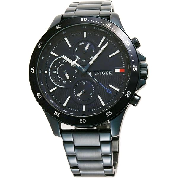 Amazon.co.jp: [トミーヒルフィガー]腕時計 メンズ ブルーケース