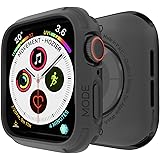 Elkson アップルウォッチカバー Apple Watch 41mm 40mm用, 頑丈なバンパー ケース Apple Watch SE iWatch Series 7 6 SE 5 4用, TPU 柔軟 耐衝撃性 全面保 護 黒色