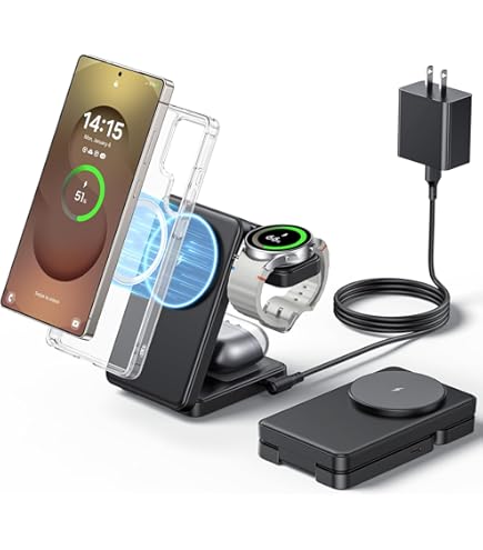 Amazon.co.jp: ワイヤレス充電器 置くだけ 3in1 QI急速 : 家電＆カメラ