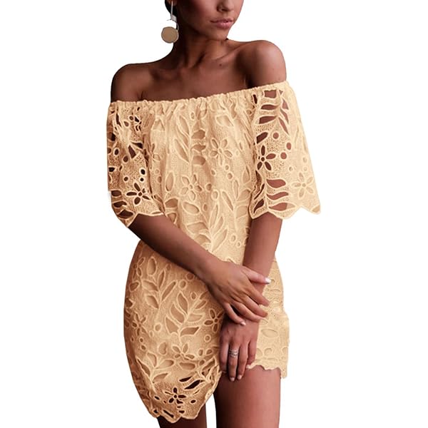 chinese dress ladies MAJORELLE LACE DRESS – Maison Mayle main image 0
