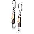 Nine West "Metal Motion" Tri-Tone Shaky Drop Earrings, Multi, Metal