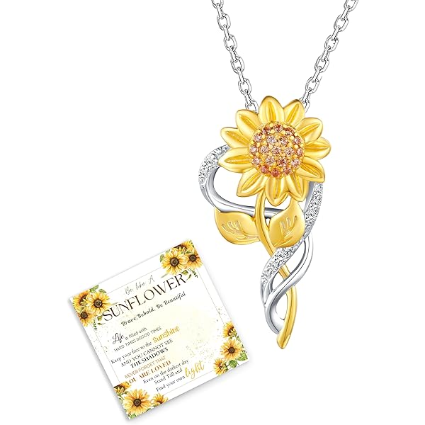Amazon | ひまわりブレスレット 925スターリングシルバー ひまわり