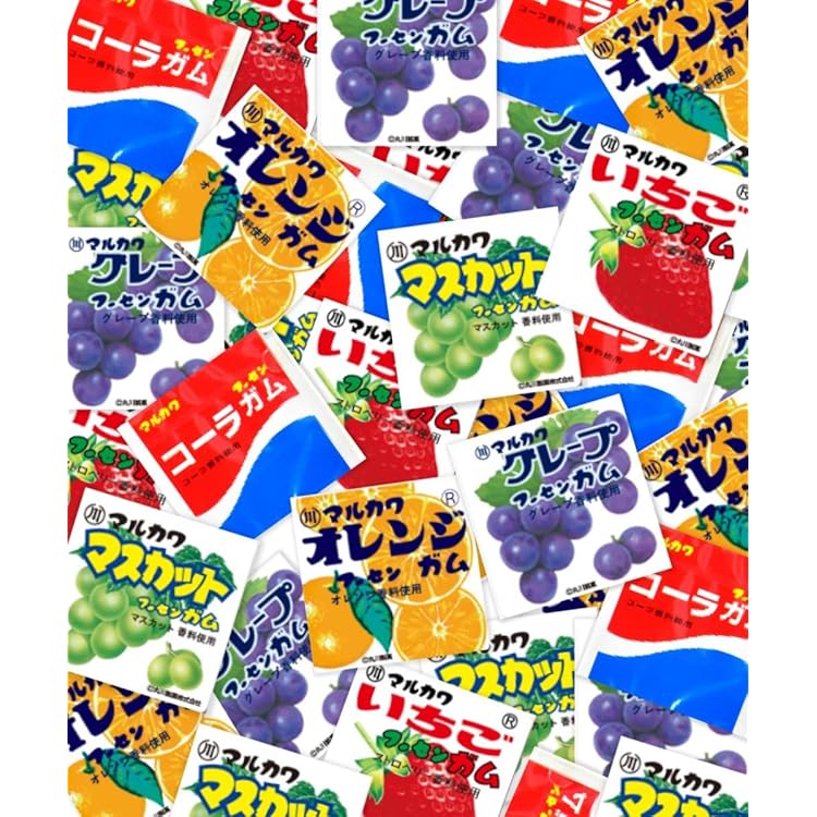Amazon | 丸川製菓 フーセンガムバラエティー 50コ入 | 丸川製菓