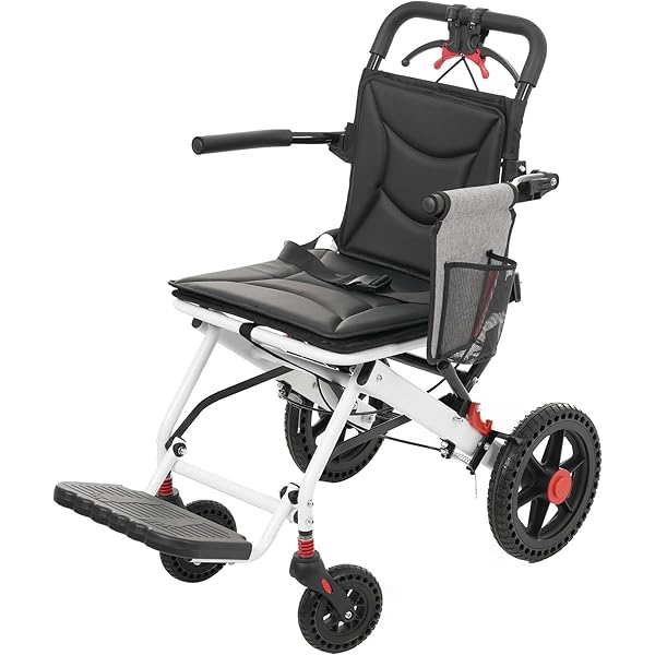 車椅子　耐荷重100kg　自立可能　介助ブレーキ付き　機内持ち込み　BLACK Amazon | 車椅子 介護用 アルミ製 軽量 機内持ち込み 自立可能 介助