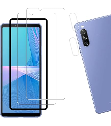 Xperia10 III Lite本64Gb★新品強化ガラスフィルム＆ケース2種 Amazon | 【2枚入り】 Xperia10 III/Xperia 10 III Lite 用