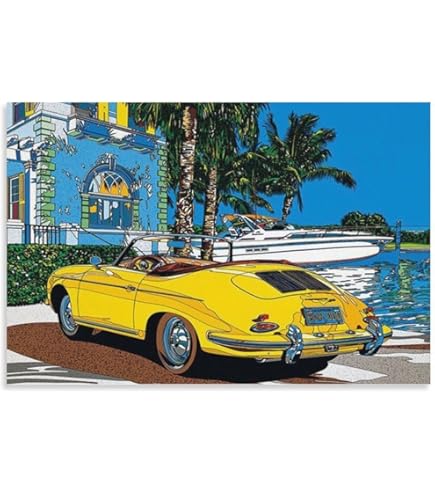 Amazon.co.jp: 鈴木英人◇【コートダジュールの小高い丘】◇アート