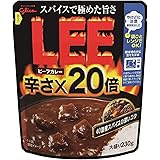 グリコ ビーフカレーLEE 辛さ×20倍 大盛り230g×5個(袋ごと電子レンジOK)【超辛/辛口/スパイス/常温保存/レトルト/リー】
