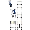Moore Carden 伸縮はしご 最長2.6M 耐荷重150kg スーパーラダー コンパクト 持ち運びやすい 伸縮自在 自動ロック スライド式 アルミ 梯子 (新2.6M)