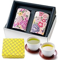Amazon | 川本屋茶舗 日本茶 2種 備長炭火入れ 静岡茶 深蒸し