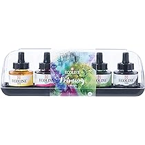 【美品】ロイヤルターレンス ECOLINE １０色 mixing colours 画材お買い物：ターレンスエコライン 10色セット買いました、が