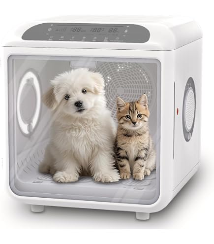 Amazon.co.jp: しっぽの幸せ ペットドライルーム 63L 静音設計 ペット