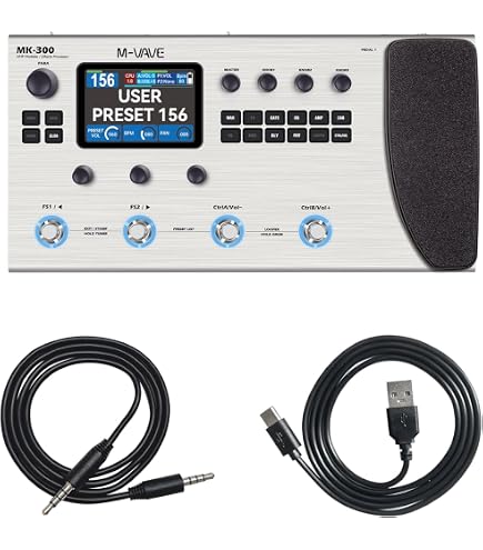 Amazon.co.jp: M-VAVE MK-300 ギター ベース AMP モデラー
