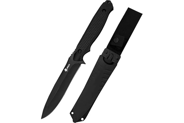 APECTY シースナイフ キャンプナイフ フルタング ステンレス鋼 切れ味良い アウトドア サバイバルナイフ 防災 フィッシング 包丁 専用シース付き