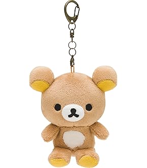 San-X リラックマ「ねこねこの湯」ぶらさげぬいぐるみ チャイロイコグマ Amazon.co.jp: サンエックス リラックマ ｢ねこねこの湯