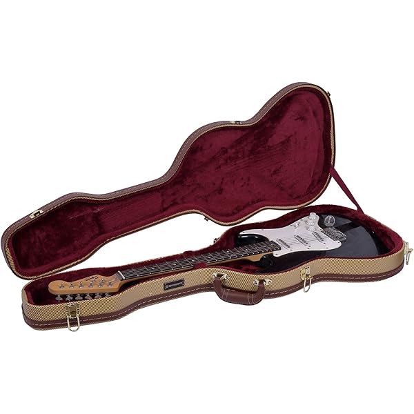 ノーブランド　テレキャスタータイプ エレキギター ギターケース付き Amazon.co.jp: クロスロック木製ギターケース - テレキャスターや