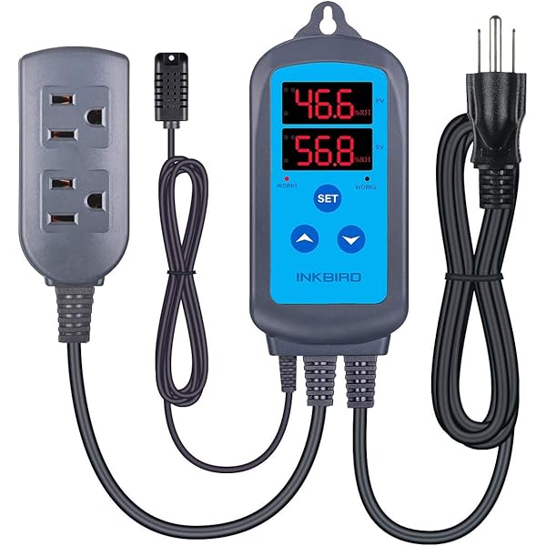 Zoo Med HygroTherm 2In1 Humidity and Temperature Controller HT10 Fish