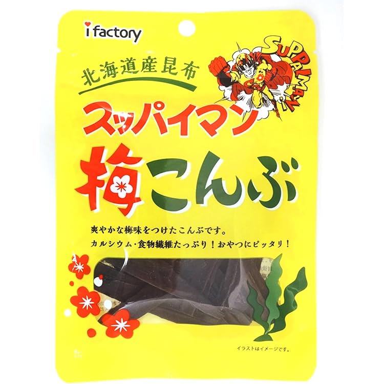 Amazon | アイファクトリー スッパイマン 梅こんぶ 6g×12袋（6×2