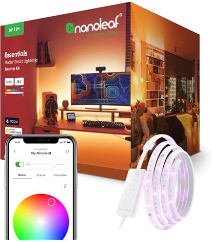 Amazon | Nanoleaf(ナノリーフ) Essentials Matter Lightstrip
