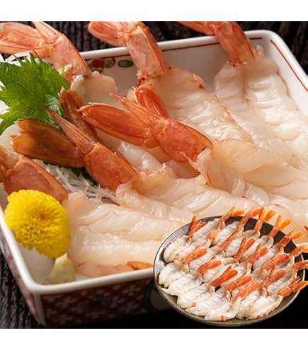 Amazon.co.jp: 【寿司総合卸売スシックス】赤海老 20尾 寿司ネタ 9L お