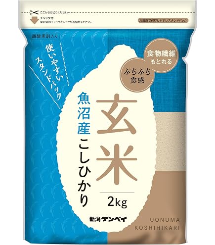Amazon.co.jp: 玄米 新潟県産コシヒカリ 2kg 令和7年産 : 食品・飲料