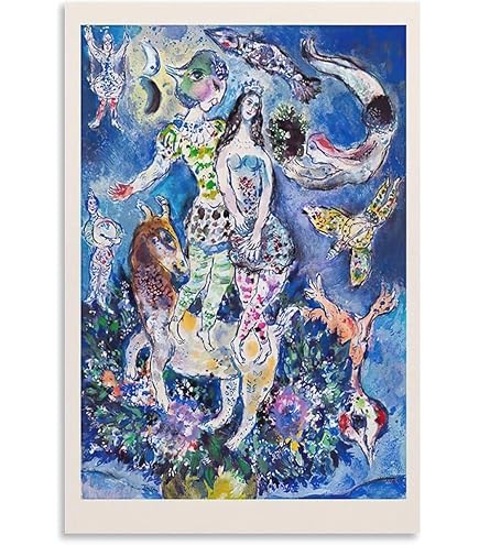 Amazon.co.jp: マルク・シャガール「白い磔刑」絵画アートポスター
