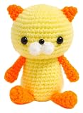 NASKA 編み物キット あみぐるみ オレンジ色のねこ Designed by いちかわみゆき MI-8