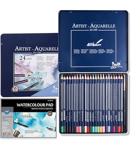 Amazon | HOLBEIN×ヒグチユウコ 水彩色鉛筆 30色セット | 色鉛筆