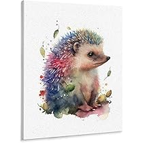 ハリネズミ　油彩画　原画 716qMPsMc8L._AC_UL210_SR210,