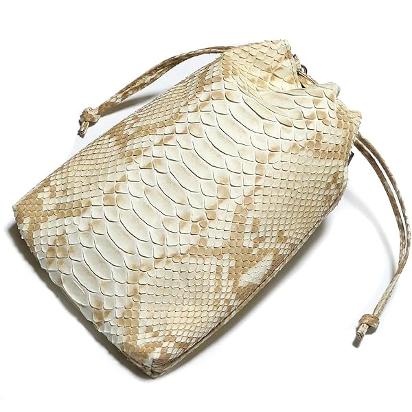 ベージュ ヘビ皮 和装用バッグ Amazon | [オリジナルパース・ナカムラ] MT1294-BEIGE 合切袋