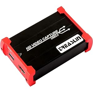 TreasLin USB3.0 HDMI ビデオキャプチャーボード Switch PS4 Xbox Wii U、PS3用…