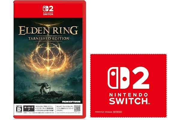 ELDEN RING Tarnished Edition（エルデンリング ターニッシュドエディション）-Switch2【Amazon.co.jp限定】特典 Nintendo Switch2 ロゴデザインマイクロファイバークロス 同梱