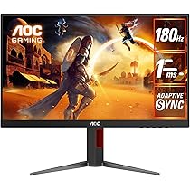 限定特価　AOC 144Hz対応 27型 ゲーミングモニター 27G4/11 ゲーミングモニター ブラック & レッド ［27型 /フルHD(1920